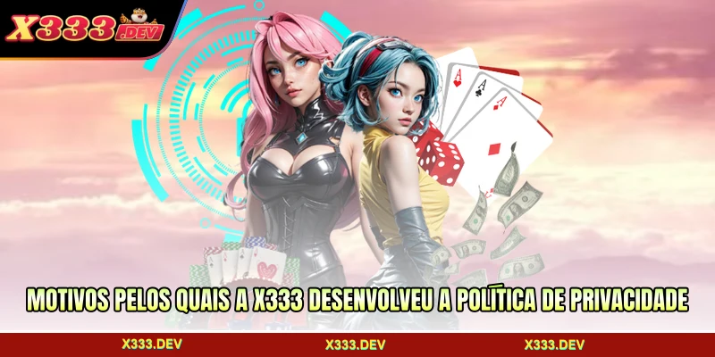 Motivos pelos quais a X333 desenvolveu a política de privacidade